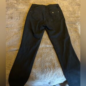 Guess black high rise jeans